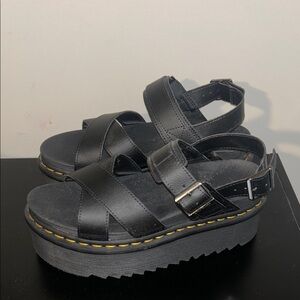 Black Platform Sandals